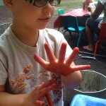 messy hands